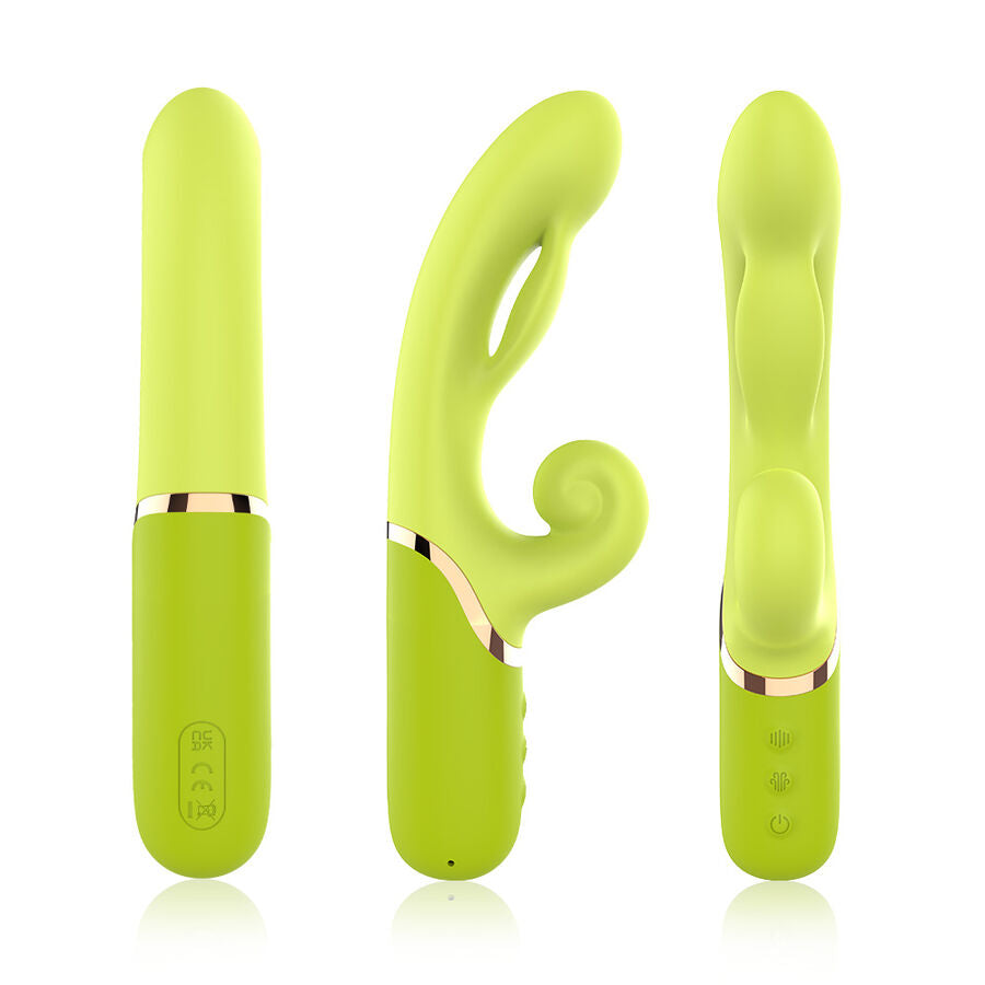ARMONY - INFLABE POINT A TO STIMULATOR VIBRATOR GREEN - My naughty haven #