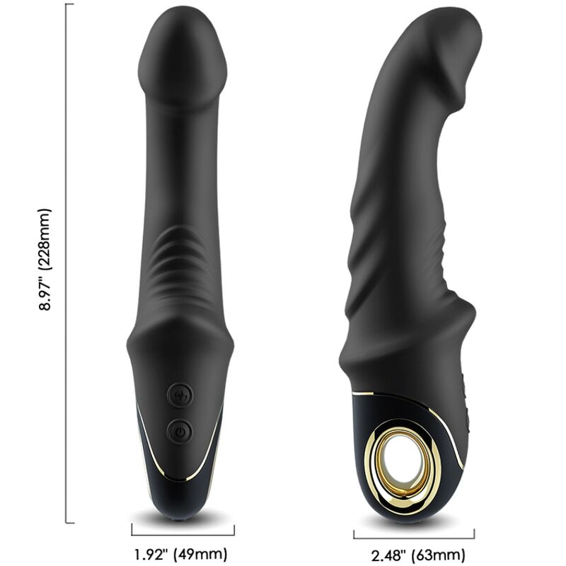 ARMONY - JOYBLADE DILDO VIBRATOR ROTATOR BLACK - My naughty haven #