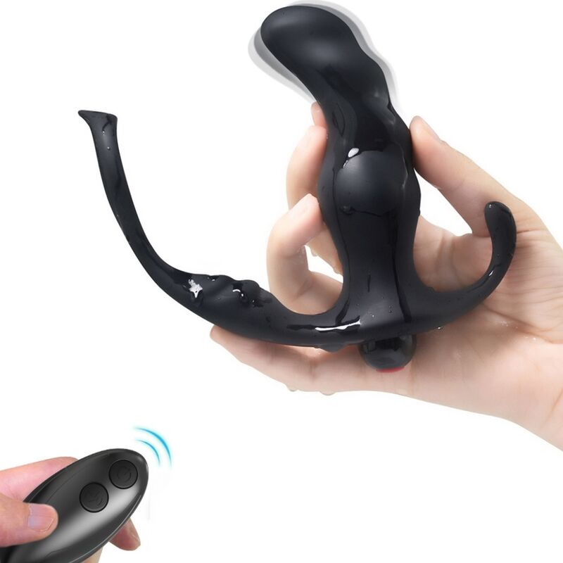 ARMONY - KNIGHT VIBRATOR ANAL PROSTATE & RING REMOTE CONTROL BLACK - My naughty haven #