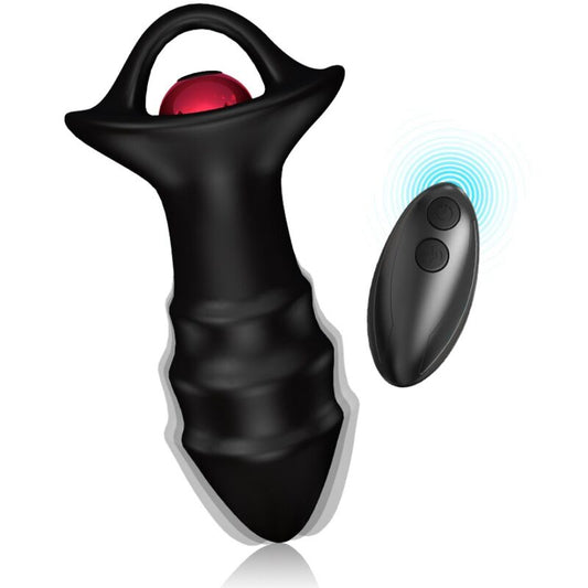 ARMONY - KYLIN FINGER VIBRATOR & ANAL PLUG REMOTE CONTROL BLACK - My naughty haven #