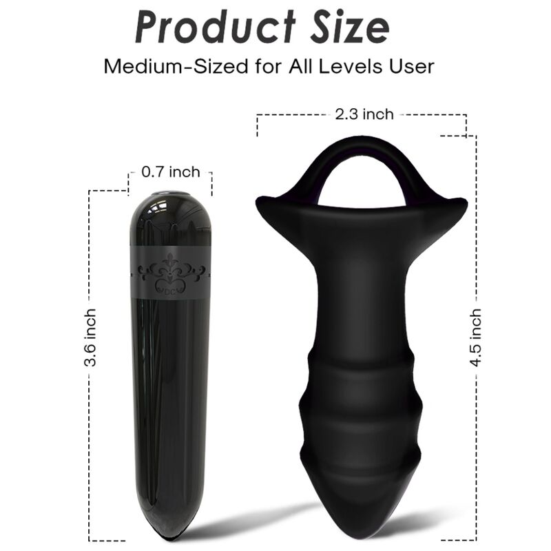 ARMONY - KYLIN FINGER VIBRATOR & ANAL PLUG REMOTE CONTROL BLACK - My naughty haven #