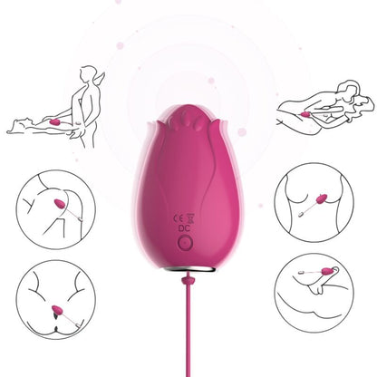 ARMONY - MANDALA EGG VIBRATOR G-SPOT REMOTE CONTROL FUCHSIA - My naughty haven #