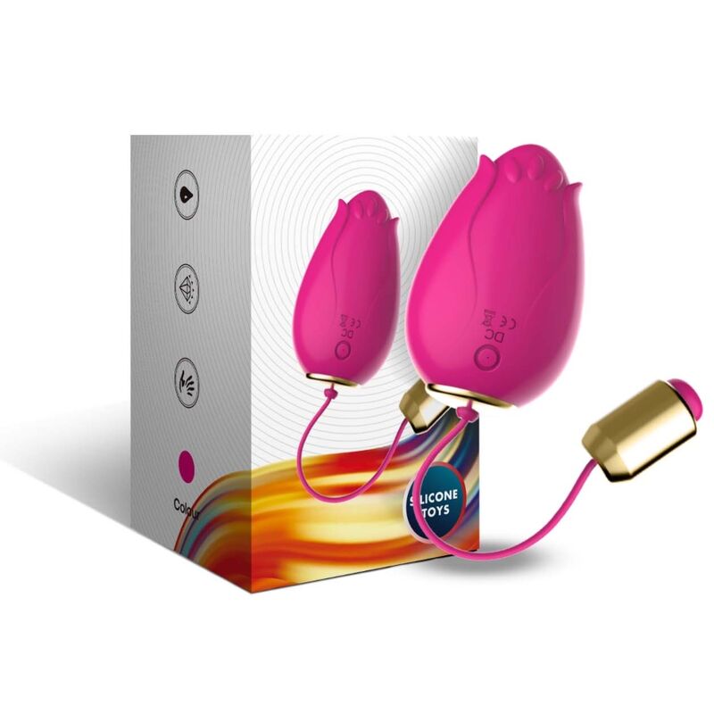 ARMONY - MANDALA EGG VIBRATOR G-SPOT REMOTE CONTROL FUCHSIA - My naughty haven #