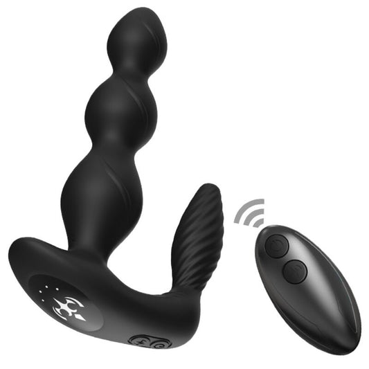 ARMONY - MANFUN VIBRATOR & STIMULATOR ANAL PLUG REMOTE CONTROL BLACK - My naughty haven #