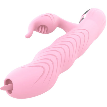 ARMONY - MARCIA VIBRATOR & THRUSTING DOUBLE TONGUE HEAT EFFECT PINK - My naughty haven #
