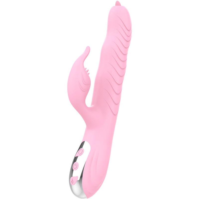 ARMONY - MARCIA VIBRATOR & THRUSTING DOUBLE TONGUE HEAT EFFECT PINK - My naughty haven #
