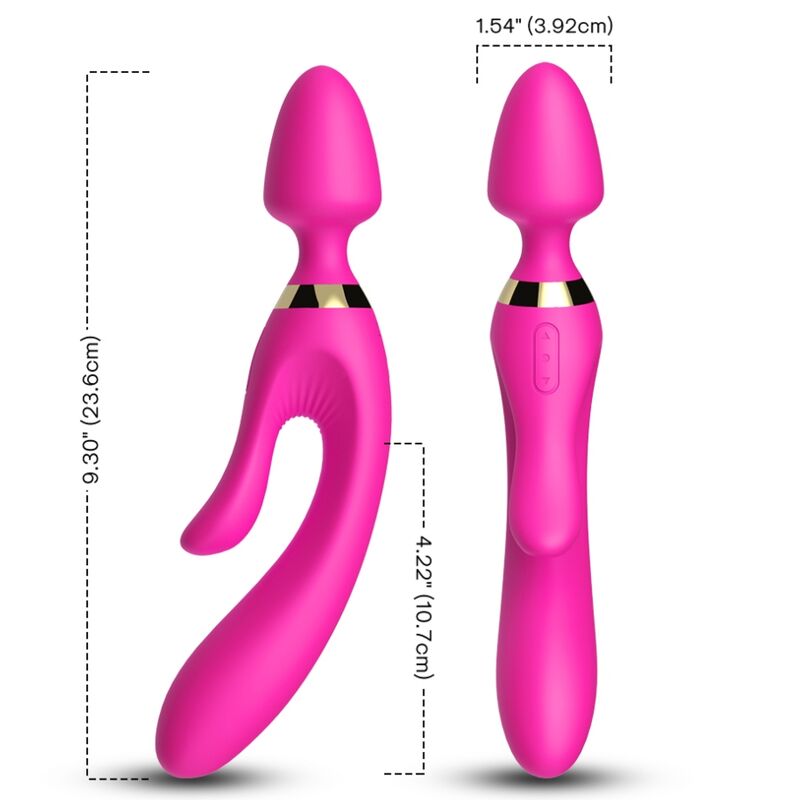 ARMONY - MASSAGER & VIBRATOR RABBIT FUCHSIA - My naughty haven #