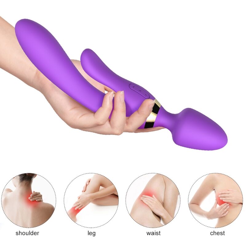 ARMONY - MASSAGER & VIBRATOR RABBIT PURPLE - My naughty haven #