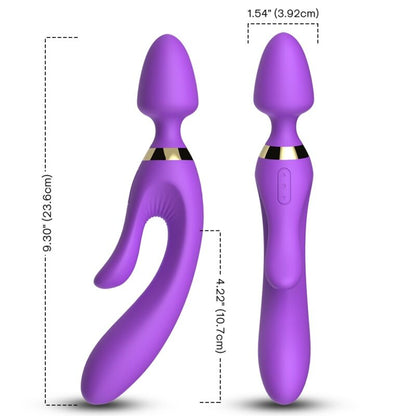 ARMONY - MASSAGER & VIBRATOR RABBIT PURPLE - My naughty haven #