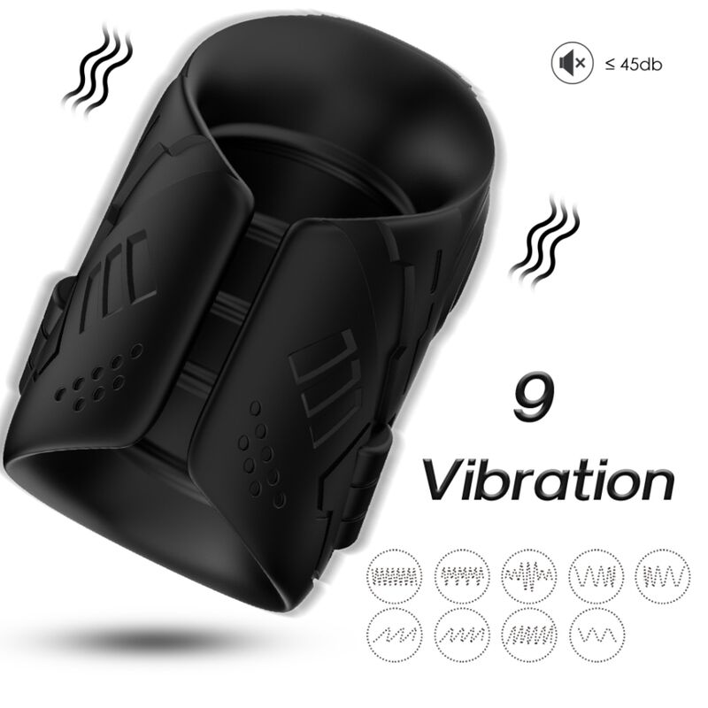 ARMONY - MASTURBATOR & VIBRATOR BLACK - My naughty haven #