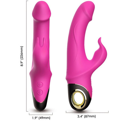 ARMONY - METEROR DILDO VIBRATOR RABBIT ROTATOR FUCHSIA - My naughty haven #