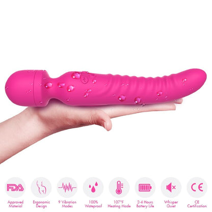 ARMONY - MISSION MASSAGER & VIBRATOR HEAT EFFECT FUCHSIA - My naughty haven #