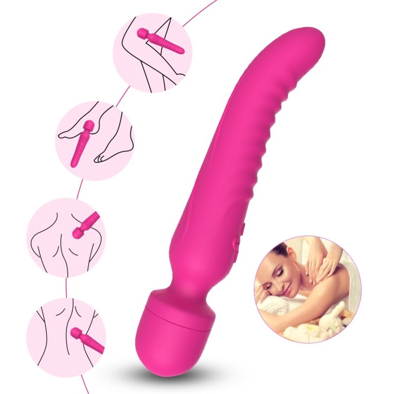 ARMONY - MISSION MASSAGER & VIBRATOR HEAT EFFECT FUCHSIA - My naughty haven #