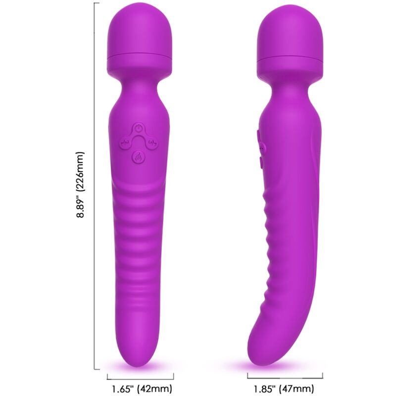 ARMONY - MISSION MASSAGER & VIBRATOR HEAT EFFECT PURPLE - My naughty haven #