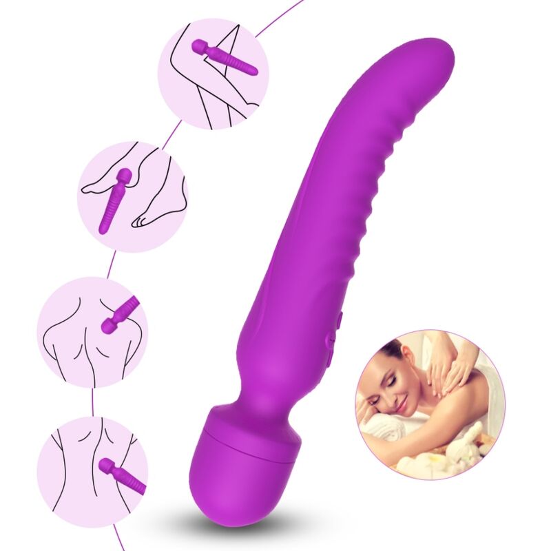 ARMONY - MISSION MASSAGER & VIBRATOR HEAT EFFECT PURPLE - My naughty haven #