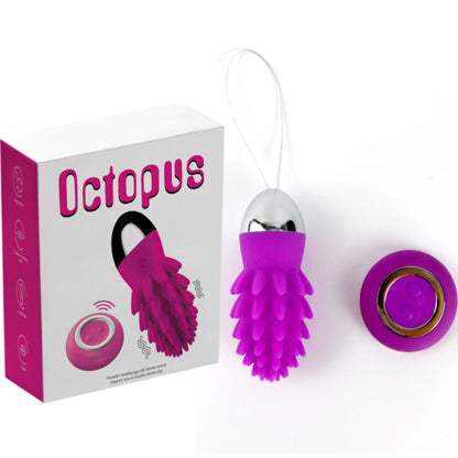 ARMONY - OCTOPUS CACTUS VIBRATING EGG VIOLET REMOTE CONTROL - My naughty haven #