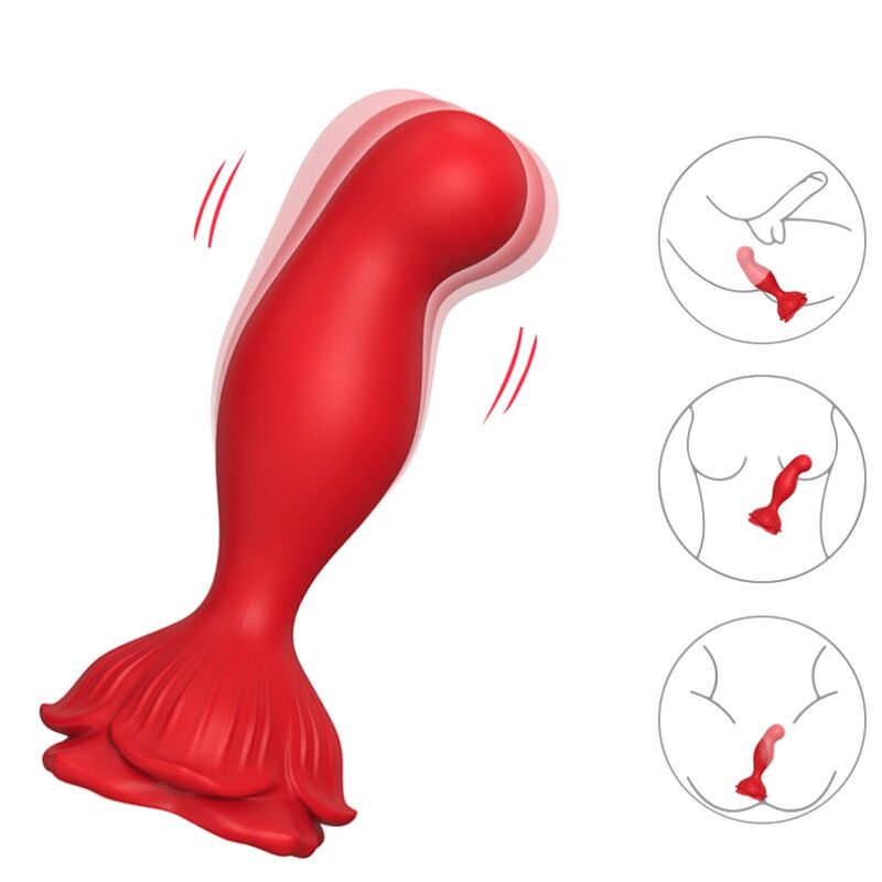 ARMONY - PINK VIBRATOR & ANAL PLUG REMOTE CONTROL RED - My naughty haven #