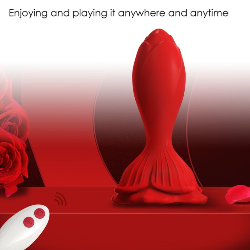 ARMONY - PINK VIBRATOR & ANAL PLUG SMALL REMOTE CONTROL RED - My naughty haven #