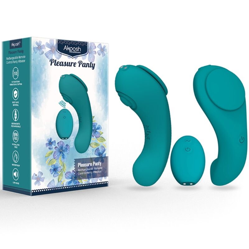ARMONY - PLEASURE PANTY VIBRATOR REMOTE CONTROL 3 SPEEDS GREEN - My naughty haven #