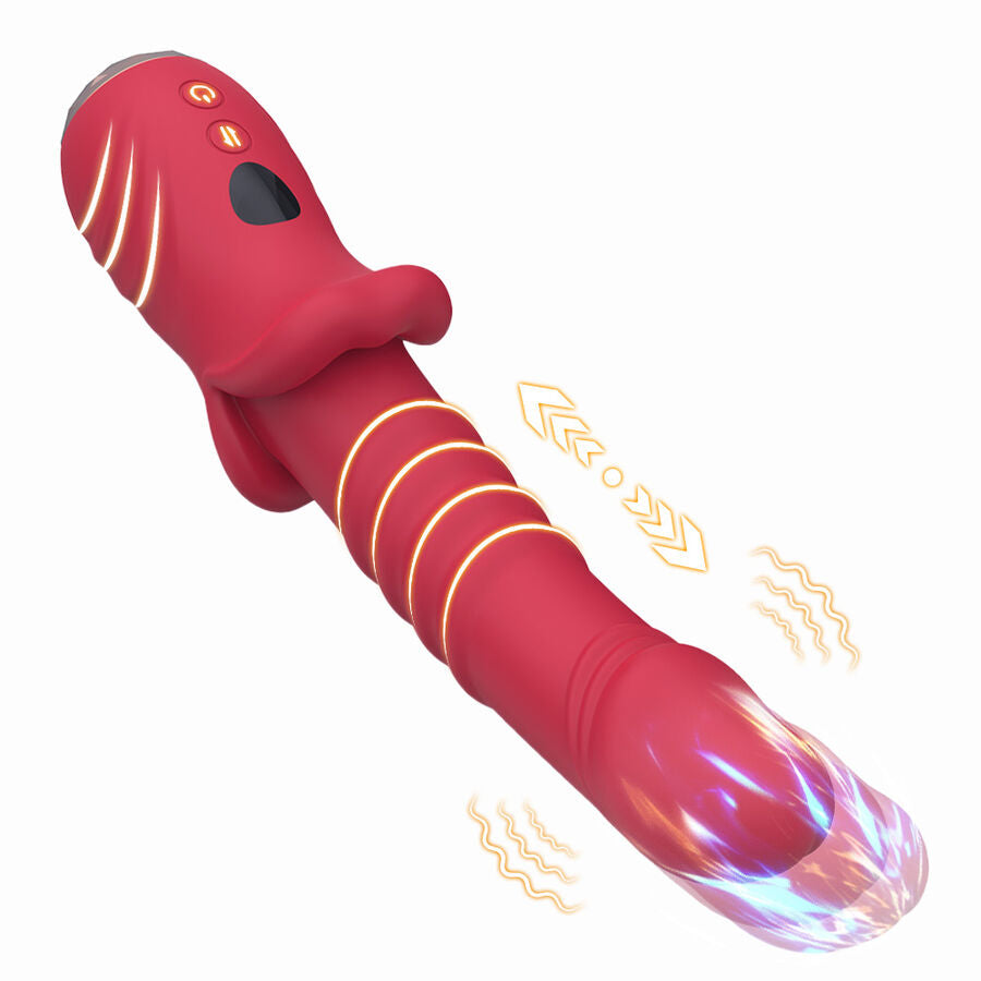 ARMONY - POINT A STIMULATING VIBRATOR DILDO RED - My naughty haven #
