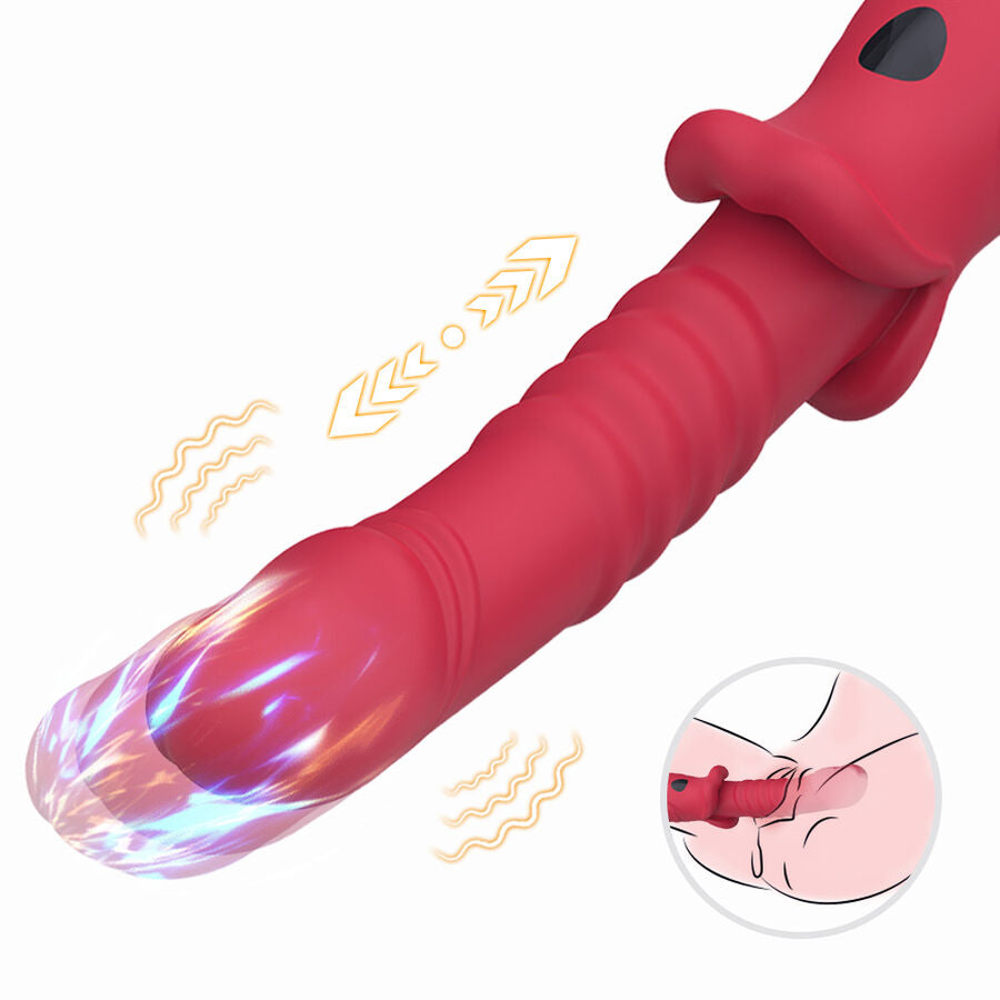 ARMONY - POINT A STIMULATING VIBRATOR DILDO RED - My naughty haven #