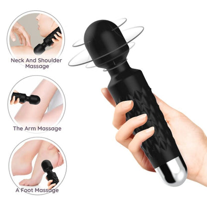 ARMONY - POSTMAN MASSAGER & VIBRATOR SUPER FLEXIBLE HEAD BLACK - My naughty haven #