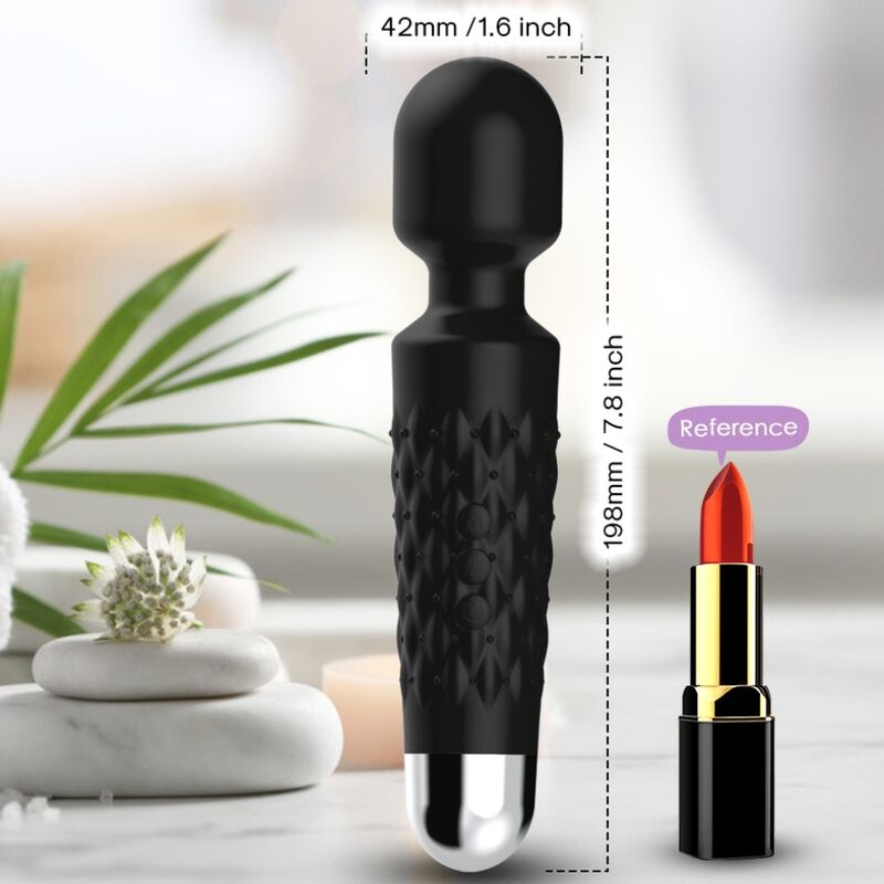ARMONY - POSTMAN MASSAGER & VIBRATOR SUPER FLEXIBLE HEAD BLACK - My naughty haven #
