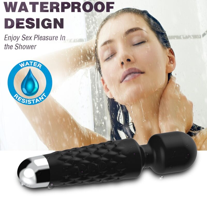ARMONY - POSTMAN MASSAGER & VIBRATOR SUPER FLEXIBLE HEAD BLACK - My naughty haven #