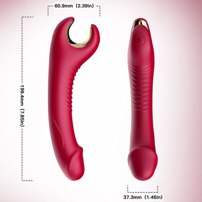 ARMONY - PRINCE DILDO VIBRATOR & ROTATOR RED - My naughty haven #