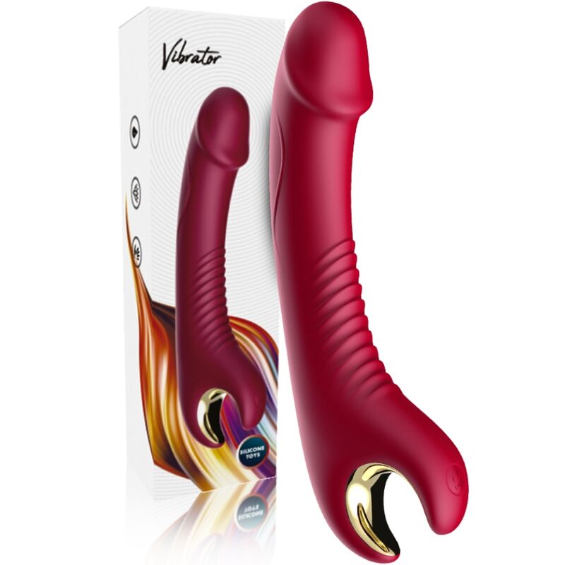 ARMONY - PRINCE DILDO VIBRATOR & ROTATOR RED - My naughty haven #