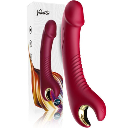 ARMONY - PRINCE DILDO VIBRATOR & ROTATOR RED - My naughty haven #