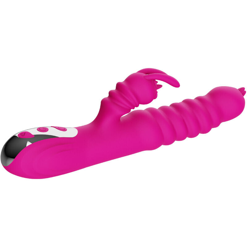 ARMONY - RABBIT DOUBLE TONGUE MULTIFUNCTION VIBRATOR FUCHSIA HEAT EFFECT - My naughty haven #