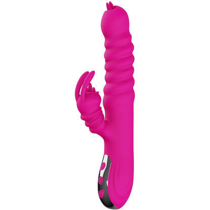 ARMONY - RABBIT DOUBLE TONGUE MULTIFUNCTION VIBRATOR FUCHSIA HEAT EFFECT - My naughty haven #