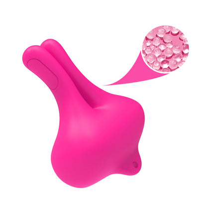 ARMONY - RABBIT SHAPE VIBRATION MAGNETIC NIPPLE CLAMPS PINK - My naughty haven #