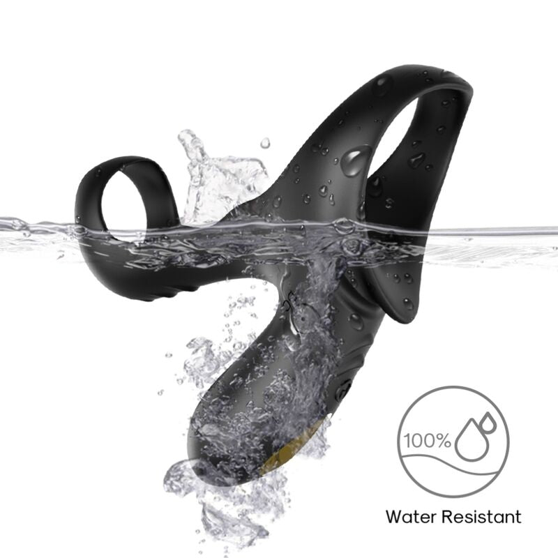ARMONY - RANGER DOUBLE VIBRATOR RING FOR COUPLES BLACK - My naughty haven #