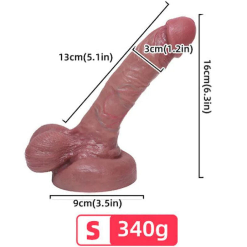 ARMONY - REALISTIC LIQUID SILICONE DILDO 13 CM - My naughty haven #