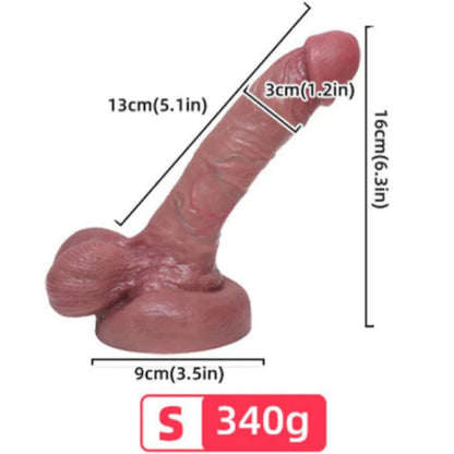ARMONY - REALISTIC LIQUID SILICONE DILDO 13 CM - My naughty haven #