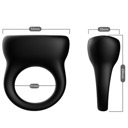 ARMONY - RING VIBRATOR BLACK - My naughty haven #