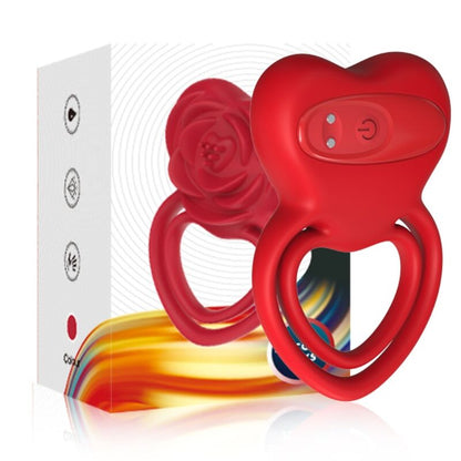 ARMONY - RING VIBRATOR HEART RED - My naughty haven #