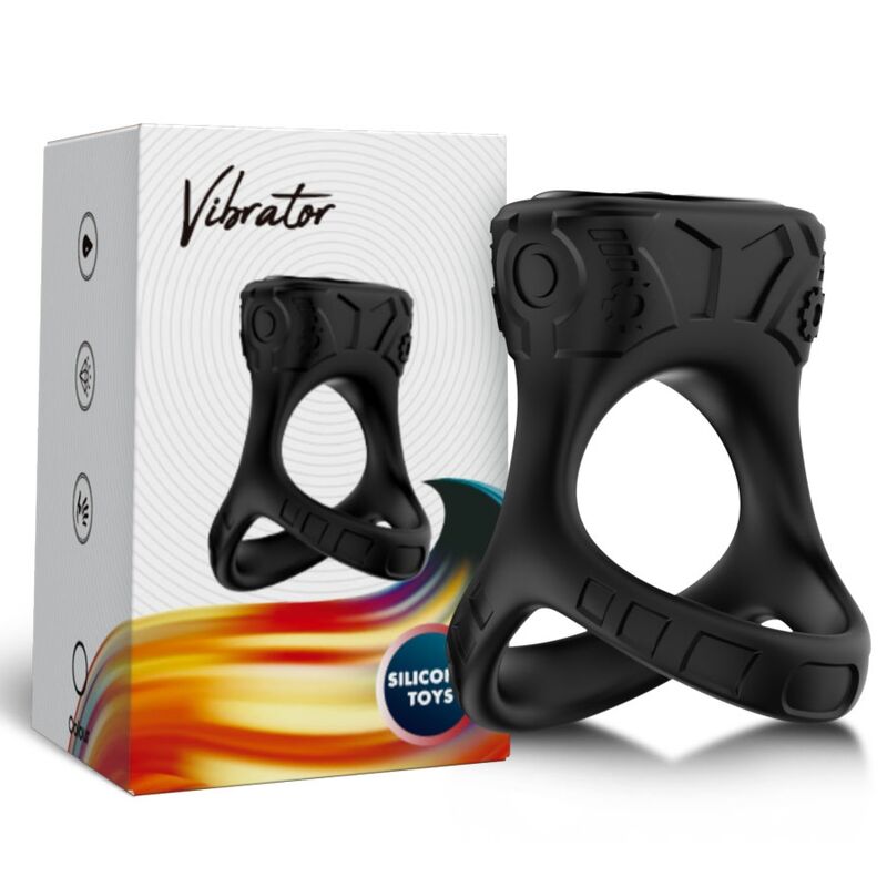 ARMONY - RING VIBRATOR & MULTIPOSITION BLACK - My naughty haven #
