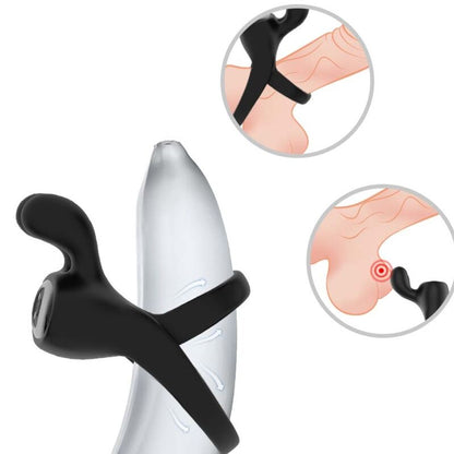 ARMONY - RING VIBRATOR RABBIT BLACK - My naughty haven #