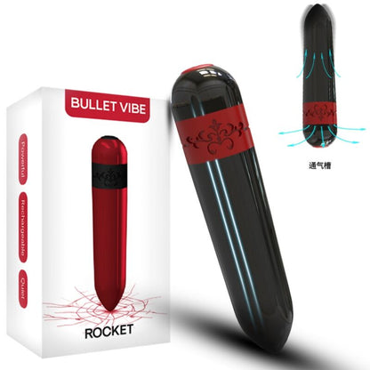 ARMONY - ROCKET VIBRATOR BULLET REMOTE CONTROL BLACK - My naughty haven #