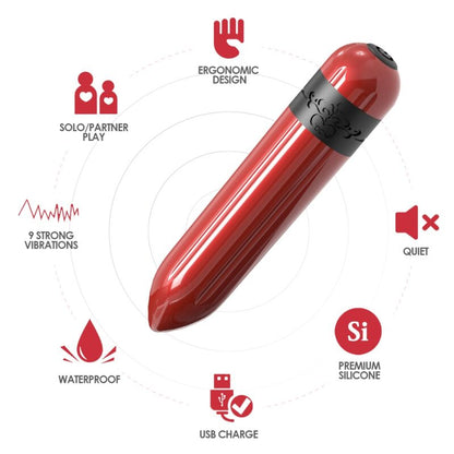 ARMONY - ROCKET VIBRATOR BULLET REMOTE CONTROL FUCHSIA - My naughty haven #