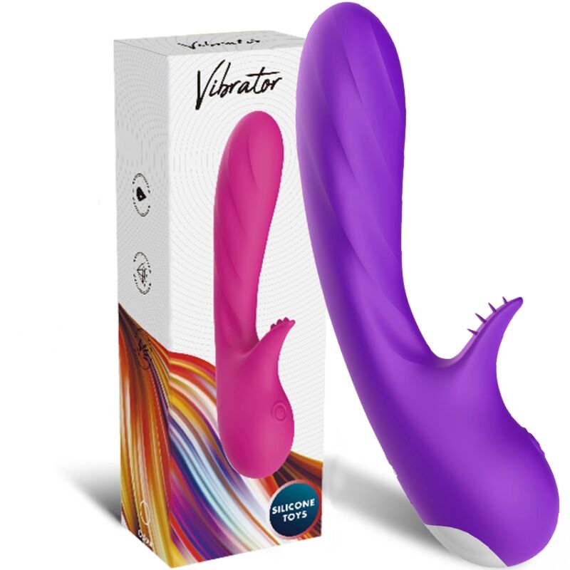 ARMONY - ROMANCE VIBRATOR WITH STIMULATOR PURPLE - My naughty haven #