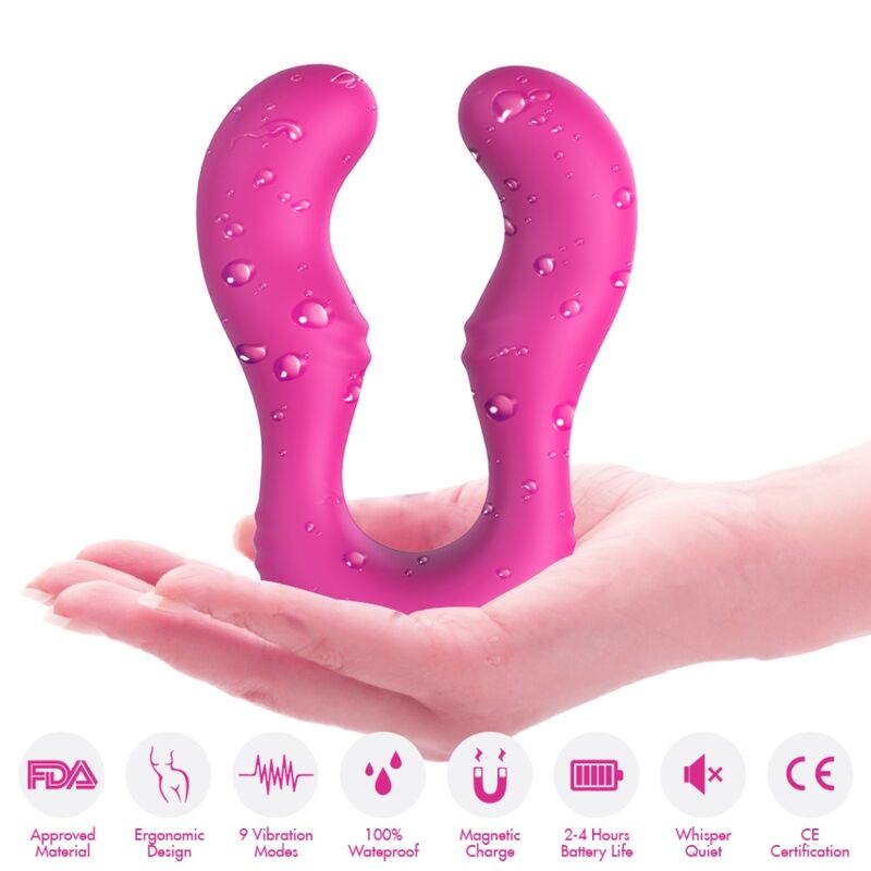 ARMONY - SERAPH VIBRATOR DOUBLE REMOTE CONTROL FUCHSIA - My naughty haven #