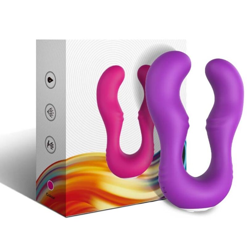 ARMONY - SERAPH VIBRATOR DOUBLE REMOTE CONTROL PURPLE - My naughty haven #
