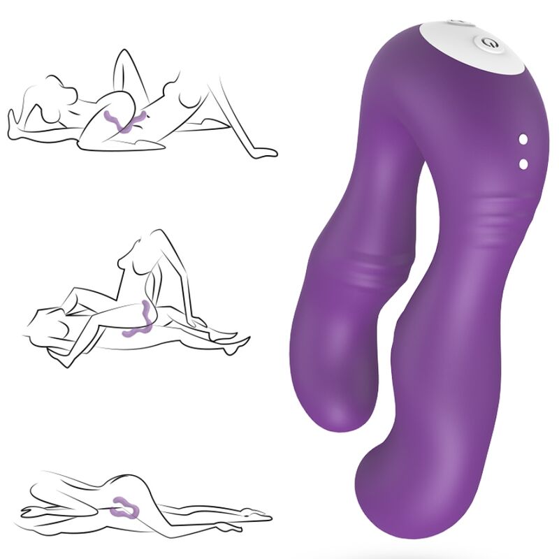 ARMONY - SERAPH VIBRATOR DOUBLE REMOTE CONTROL PURPLE - My naughty haven #