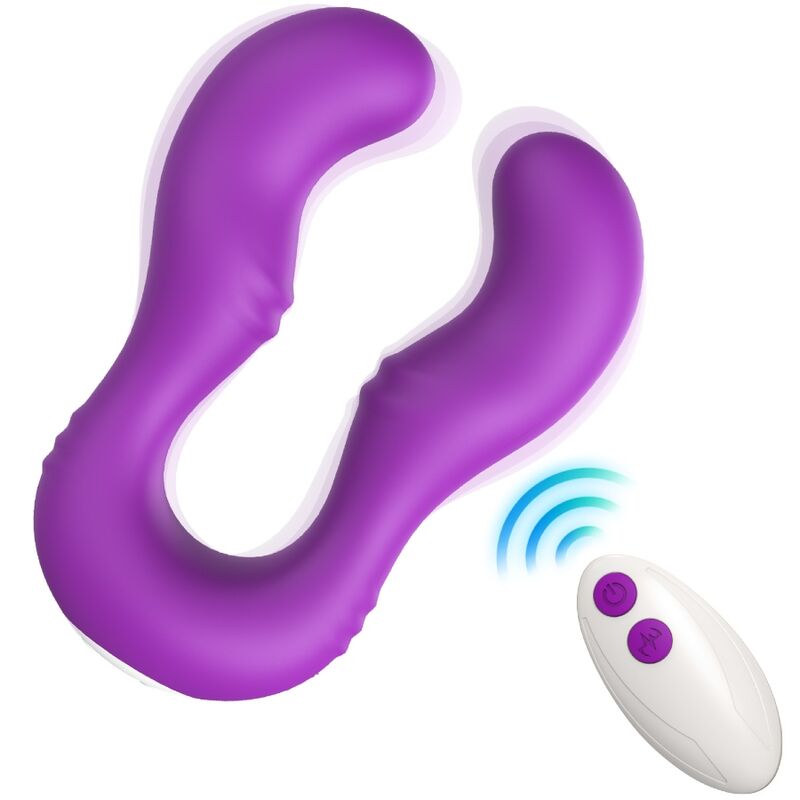 ARMONY - SERAPH VIBRATOR DOUBLE REMOTE CONTROL PURPLE - My naughty haven #