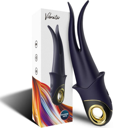 ARMONY - SHADOW VIBRATOR DOUBLE-HEAD TEASING BLUE - My naughty haven #