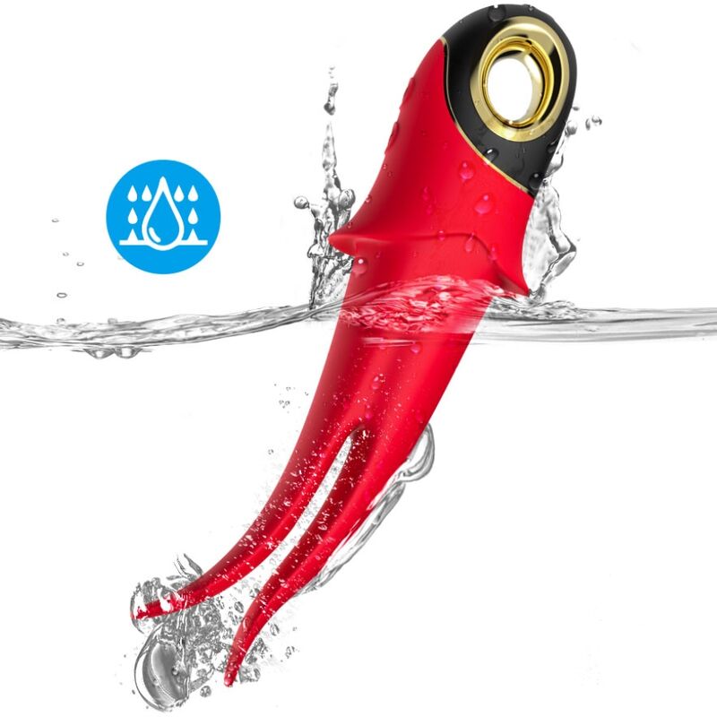 ARMONY - SHADOW VIBRATOR DOUBLE-HEAD TEASING RED - My naughty haven #